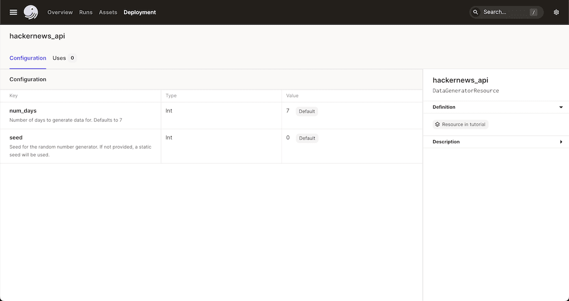 Tutorial, part six: Connecting to external services | Dagster Docs